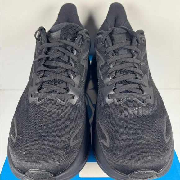 NEW Hoka One One Clifton 10 Triple Black 1162030-BBLC Men's Size 8D